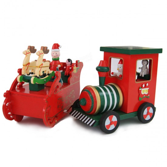 Christmas Music Box Birthday Gift Music Toy Reindeer Train Design