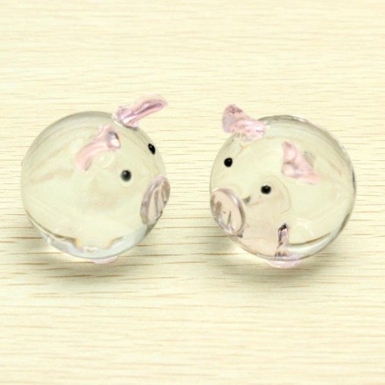 Crystal Glass Couple Pig Cute Pig Ornament Lovers Lucky Pig Gifts Crystal Glass Couple Pig Cute Pig Ornament Lovers Lucky Pig Gifts