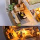 iiecreate K031 Simple And Elegan DIY Doll House With Furniture Light Cover Gift Toy