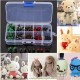 100pcs 6-12mm Plastic Safety Fine Eyes For Teddy Bear Animal Puppet Crafts Doll