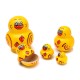 10PCS/SET Hand Painted Russian Nesting Doll Decor Mini Wooden Duck Animal Toys Gifts