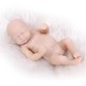 10" Full Vinyl Girl Newborn Baby Lifelike Dolls Reborn Dolls Baby Unpainted Toys