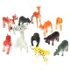 12 Small plastic Zoo Safari animals Lion Tiger Leopard Hippo Giraffe figures 12 Small plastic Zoo Safari animals Lion Tiger Leopard Hippo Giraffe figures