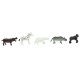 12 Small plastic Zoo Safari animals Lion Tiger Leopard Hippo Giraffe figures 12 Small plastic Zoo Safari animals Lion Tiger Leopard Hippo Giraffe figures