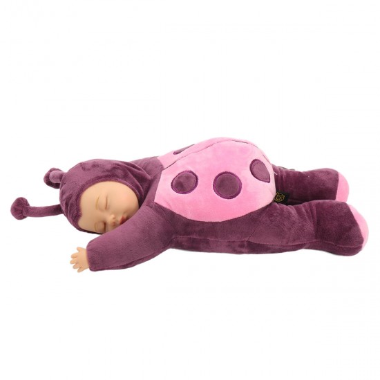 12" Handmade Sleeping Reborn Dolls Ladybird Full Soft Silicone Lifelike Green Stuffed Plush Toy