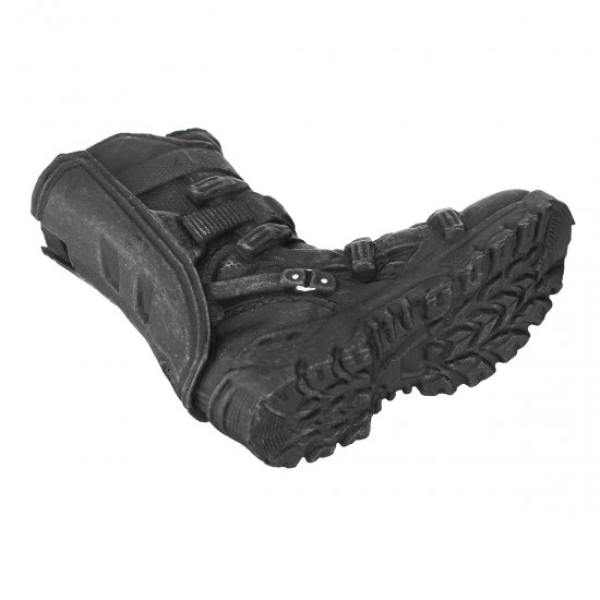 1/6 Scale Male Solid Boots Action Figure Falcon Combat Shoes Black For Doll 1/6 Scale Male Solid Boots Action Figure Falcon Combat Shoes Black For Doll