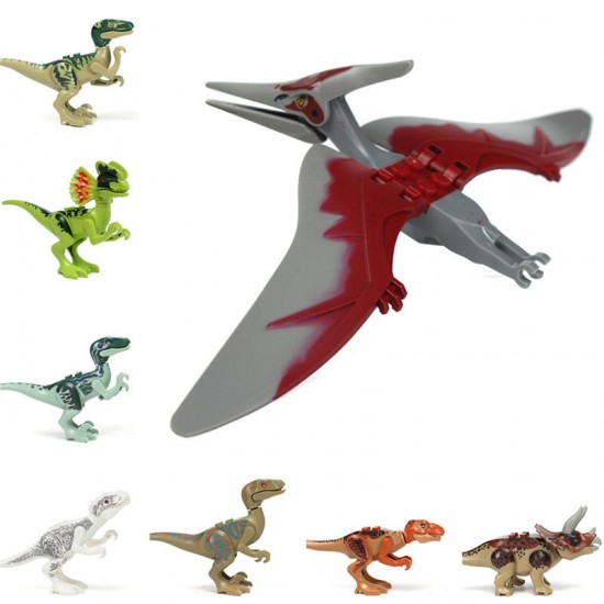 8pcs Different Dinosaur World Building Blocks Mini Figures Toys 8pcs Different Dinosaur World Building Blocks Mini Figures Toys
