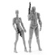 BJD SHF Figures Body Figma 2.0 Deluxe Edition Gray Female Style Toys Joint Moved With Weapons BJD SHF Figures Body Figma 2.0 Deluxe Edition Gray Female Style Toys Joint Moved With Weapons