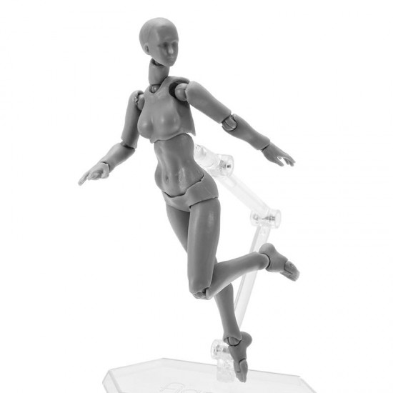 BJD SHF Figures Body Figma 2.0 Deluxe Edition Gray Female Style Toys Joint Moved With Weapons BJD SHF Figures Body Figma 2.0 Deluxe Edition Gray Female Style Toys Joint Moved With Weapons