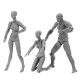 BJD SHF Figures Body Figma 2.0 Deluxe Edition Gray Female Style Toys Joint Moved With Weapons BJD SHF Figures Body Figma 2.0 Deluxe Edition Gray Female Style Toys Joint Moved With Weapons