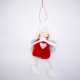 Stuffed Plush Doll Christmas Tree Decoration Cute Angel Pendant Bag Decor