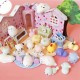 16PCS Squishy Mochi Stress Reliever Squeeze Healing Toy Seal Cat Paw Cute Collection Christmas Gift Decor 16PCS Squishy Mochi Stress Reliever Squeeze Healing Toy Seal Cat Paw Cute Collection Christmas Gift Decor