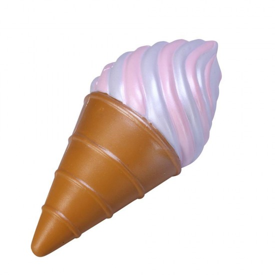 2PCS Vlampo Squishy Ice Cream Cone Jumbo 18cm Slow Rising Original Packaging Gift Decor Toy