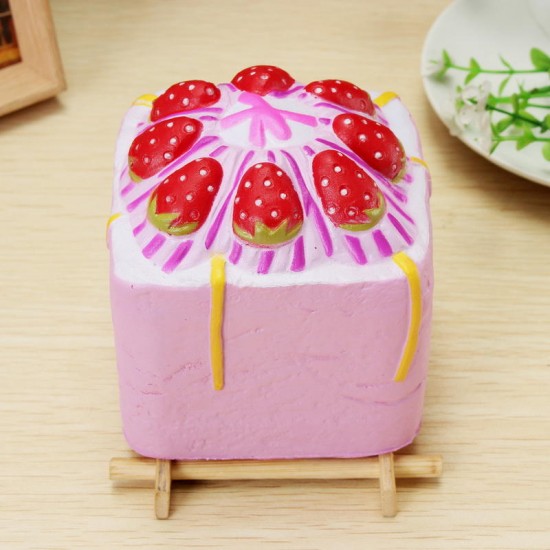2PCS Vlampo Squishy Jumbo Strawberry Cup Cake Cube Licensed Slow Rising With Packaging 2PCS Vlampo Squishy Jumbo Strawberry Cup Cake Cube Licensed Slow Rising With Packaging