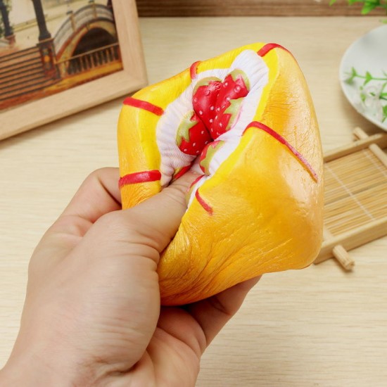 2PCS Vlampo Squishy Jumbo Strawberry Cup Cake Cube Licensed Slow Rising With Packaging 2PCS Vlampo Squishy Jumbo Strawberry Cup Cake Cube Licensed Slow Rising With Packaging