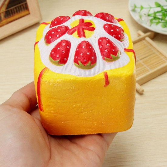 2PCS Vlampo Squishy Jumbo Strawberry Cup Cake Cube Licensed Slow Rising With Packaging 2PCS Vlampo Squishy Jumbo Strawberry Cup Cake Cube Licensed Slow Rising With Packaging