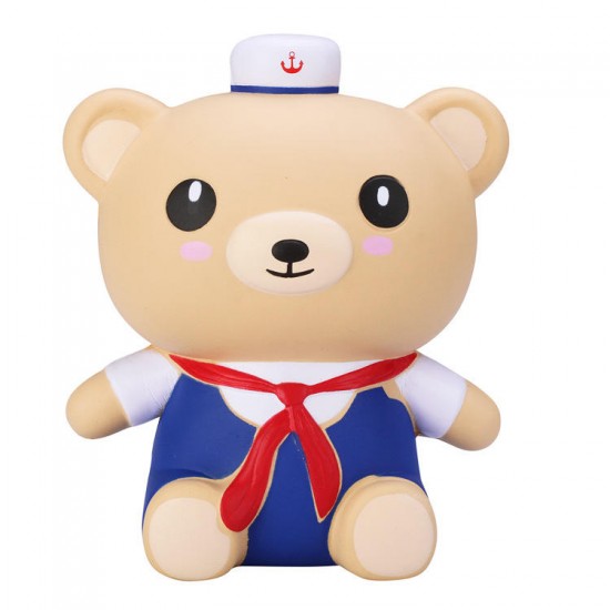 Appleblossom Sailor Bear Squishy 17CM Navy Boy Blue Suit Scented Gift Collection With Packaging