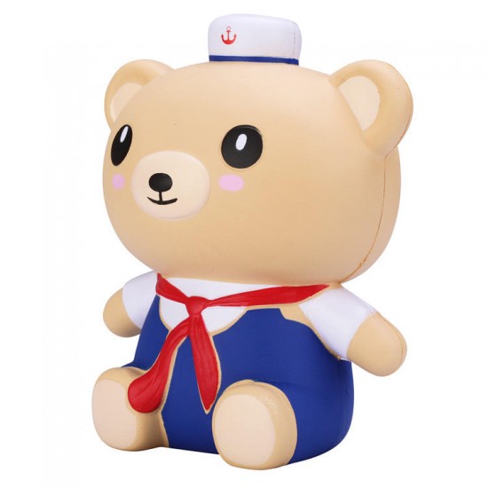 Appleblossom Sailor Bear Squishy 17CM Navy Boy Blue Suit Scented Gift Collection With Packaging