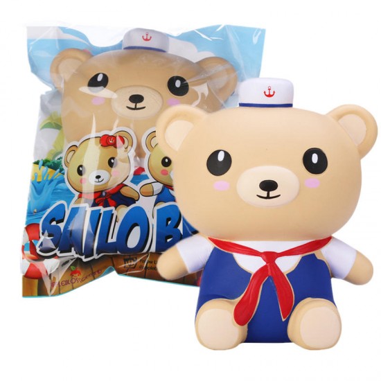 Appleblossom Sailor Bear Squishy 17CM Navy Boy Blue Suit Scented Gift Collection With Packaging Appleblossom Sailor Bear Squishy 17CM Navy Boy Blue Suit Scented Gift Collection With Packaging