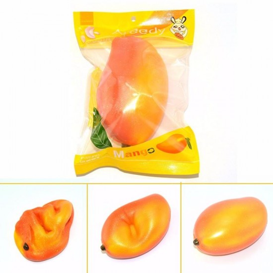 Areedy Squishy Mango Licensed Super Slow Rising 16*9cm With Original Packaging Fun Gift Areedy Squishy Mango Licensed Super Slow Rising 16*9cm With Original Packaging Fun Gift