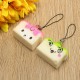 Banggood Kawaii 10Pcs Exquisite Squishy Random Charm Soft Panda/Bread/Cake/Buns Phone Straps Toys Decor