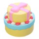 Bow-knot Double Cake Squishy 9CM Jumbo With Packaging Collection Gift Bow-knot Double Cake Squishy 9CM Jumbo With Packaging Collection Gift