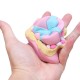 Bow-knot Double Cake Squishy 9CM Jumbo With Packaging Collection Gift Bow-knot Double Cake Squishy 9CM Jumbo With Packaging Collection Gift