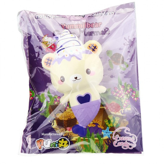 Creamiicandy Yummiibear Squishy Grape Bear 12cm Animal Slow Rising Doll With Original Packing