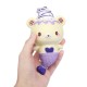 Creamiicandy Yummiibear Squishy Grape Bear 12cm Animal Slow Rising Doll With Original Packing