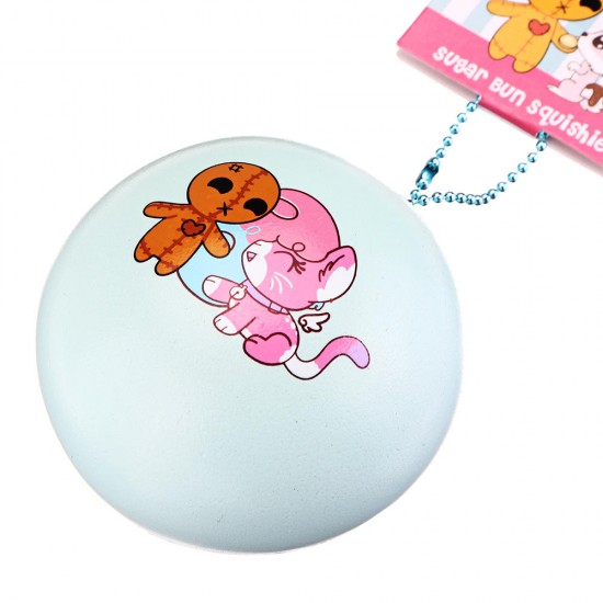 Cutie Creative 7cm Mummy Sugar Bun Bread Hanging Ornament Squishy Gift Collection With Packaging