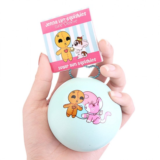 Cutie Creative 7cm Mummy Sugar Bun Bread Hanging Ornament Squishy Gift Collection With Packaging