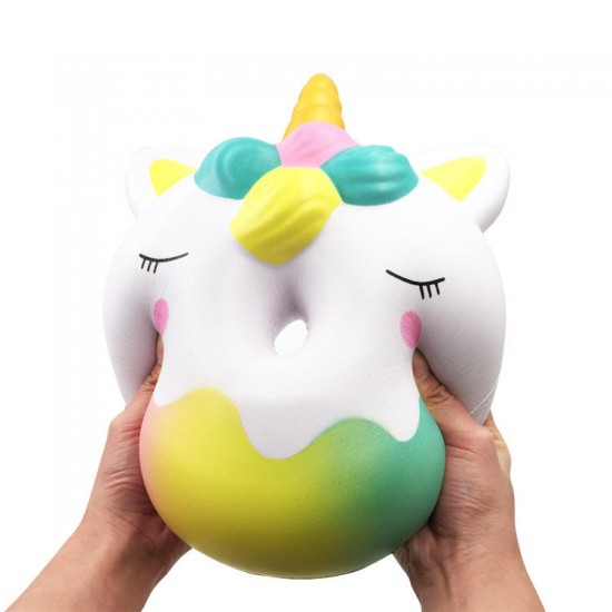 Donut Squishy Rainbow Unicorn Humongous Jumbo 32CM Giant Slow Rising Gift Toys