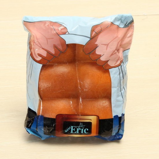 Eric Squishy Licensed Super Slow Rising Abdominal Muscle Bread With Original Package