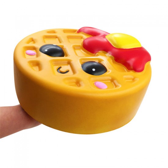 Giant Jumbo Squishy Bread Waffle Cake 24CM Cookies Slow Rising Soft Scented Toy Giant Jumbo Squishy Bread Waffle Cake 24CM Cookies Slow Rising Soft Scented Toy
