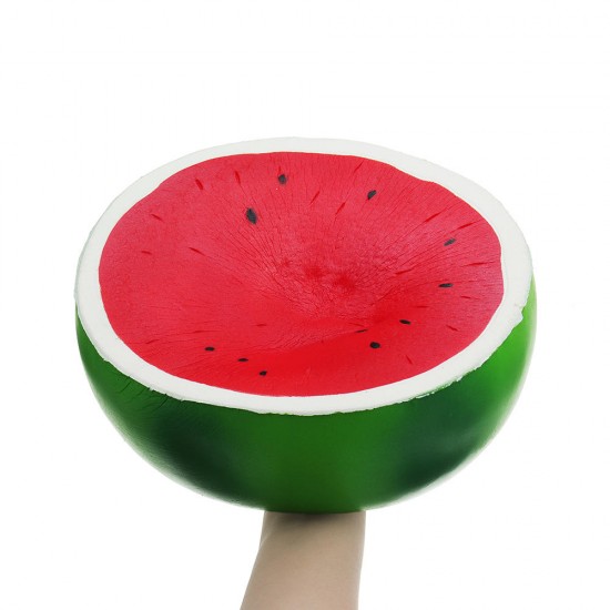Giant Watermelon Squishy 9.84in 25*24*14CM Huge Fruit Slow Rising With Packaging Soft Toy
