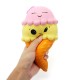 SanQi Elan Squishy Ice Cream Cone Jumbo 22cm Licensed Slow Rising With Packaging Collection Gift Soft Toy