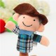 10 PCs Family Finger Puppets Cloth Doll Baby Educational Hand Toy