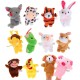 12PCS Animal Finger Puppets Stuffed Plush Toy Chinese Zodiac Soft Cloth Animal Doll Baby Story Toys