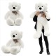 140cm/55" Inch Semi-Finished Giant Big Unstuffed Teddy Bear Skin Shell Skins Kid Baby Plush Toys