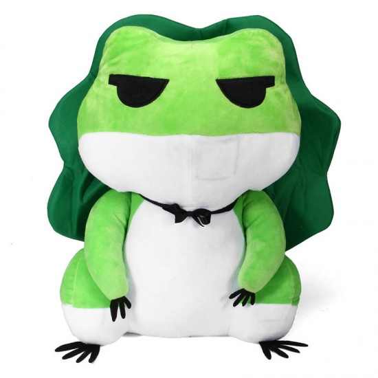 15 Inches Stuffed Plush Toy Travel Frog Cute Animal Doll Toy Keychain Dango Accessory