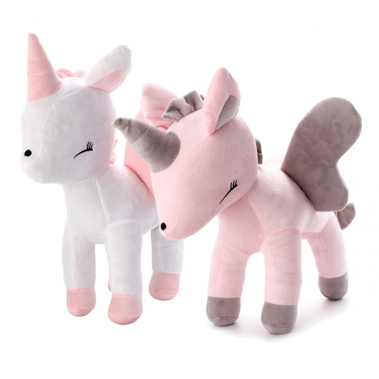 16 Inches Soft Giant Unicorn Stuffed Plush Toy Animal Doll Children Gifts Photo Props Gift