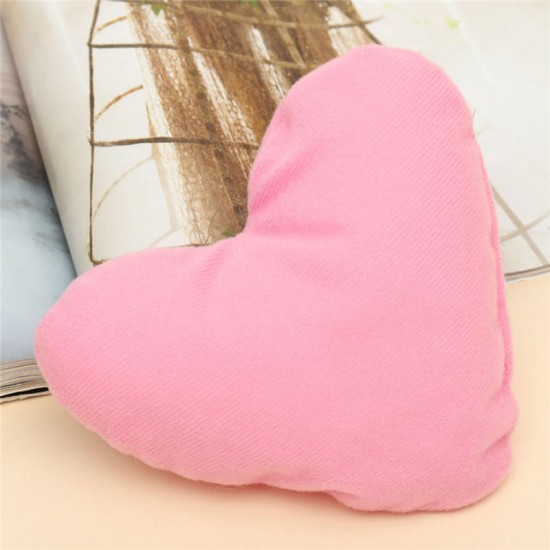 1PCS Heart Shape Soft Cozy Plush Little Pillow Decorations Pet Dog Puppy Cat Toy