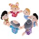 6 pcs/lot Stuffed Plush Toy Family Finger Puppets Set Boys Girls Educational Hand Toy Bedtime Story 6 pcs/lot Stuffed Plush Toy Family Finger Puppets Set Boys Girls Educational Hand Toy Bedtime Story