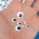 700pcs Mixed Wiggly Googly Eyes Self-adhesive DIY Scrapbooking Doll Stuffed Toy Accessories