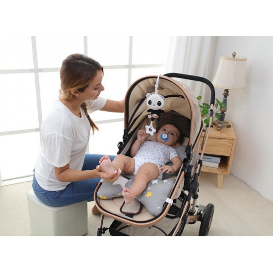 Multi-functional Dental Stuffed Short Plush Soundness Music Carriage Hanging Toy Children Bed Ornaments Multi-functional Dental Stuffed Short Plush Soundness Music Carriage Hanging Toy Children Bed Ornaments