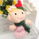 "Christmas family'' Kids Educational toy Finger Puppet Plush Story 6 PCS