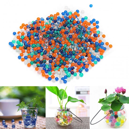 20000Pcs 7-8mm Gel Ball Crystal Water Beads Part For Nerf  Plant Flower Crystal Soil Mud