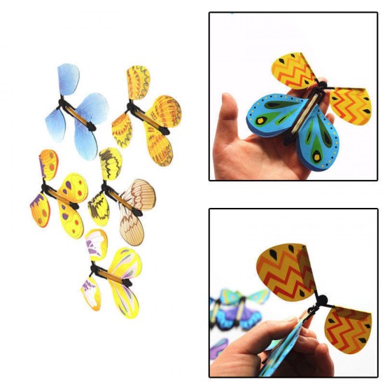 1PC Magic Props Flying Butterfly Hand Transformation Toys For Kids Christmas Tricky Funny Joke