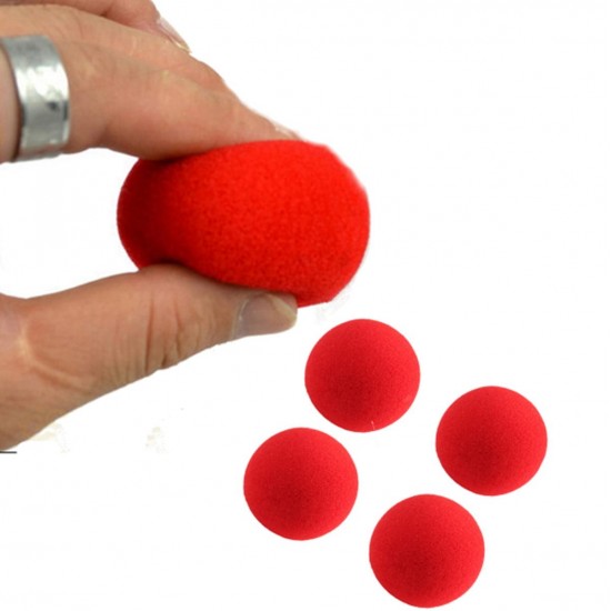 20PCS Close Up Magic Street Trick Soft Sponge Ball Props Clown Nose