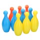 12PCS Set 23CM Height Funny Large Bowling Bottle With Balls Pins For Kids Children Sports Toys 12PCS Set 23CM Height Funny Large Bowling Bottle With Balls Pins For Kids Children Sports Toys